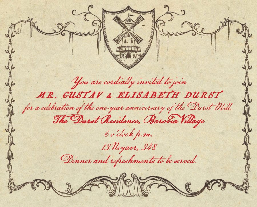 The Durst Invitation